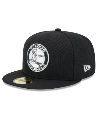 New Era - Men's Black St. Louis Cardinals 2025 MLB Clubhouse 59FIFTY Fitted Hat