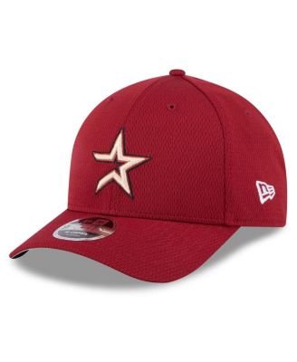 New Era - Men's Red Houston Astros 2025 MLB Clubhouse 9FORTY M-Crown Adjustable Hat