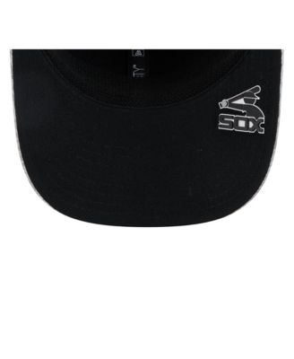 Men's Gray Chicago White Sox 2025 MLB Clubhouse 9SEVENTY Stretch-Snap Hat