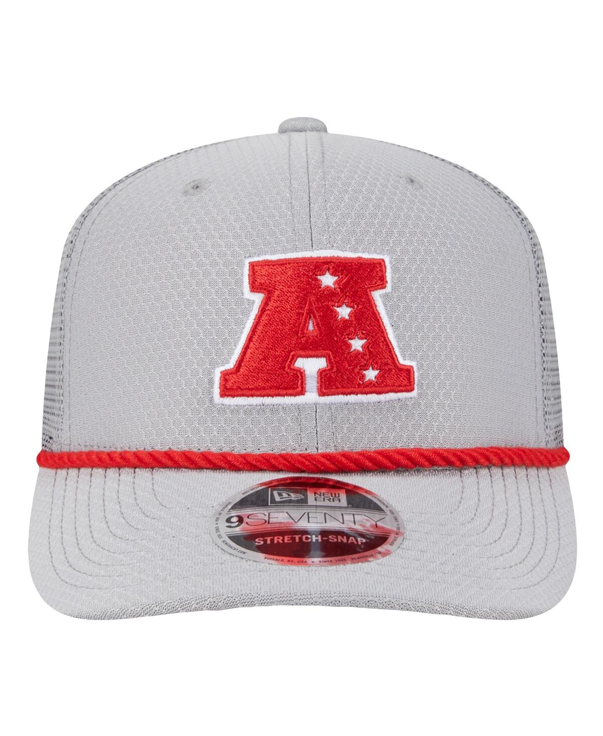 New Era Men's Gray Denver Broncos 2025 Pro Bowl 9seventy Stretch-snap Hat In Gray