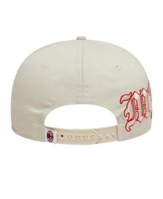 Мужская кепка-бейсболка для гольфа New Era из коричневой джинсовой ткани AC Milan