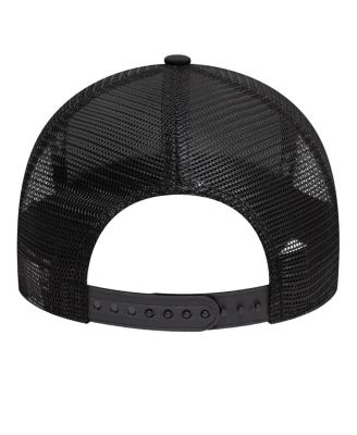 Мужская черная регулируемая шляпа дальнобойщика 