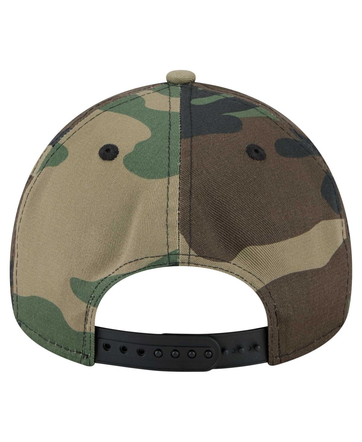 New Era Men's Camo New York Giants Mystic Camo A-frame 9forty Adjustable Hat In Camo