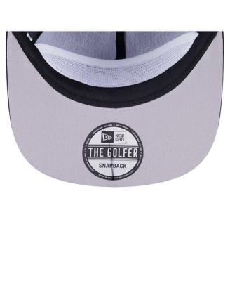 Мужская черная вельветовая шляпа для гольфа с филигранной отделкой Los Angeles Angels от New Era, регулируемая по размеру