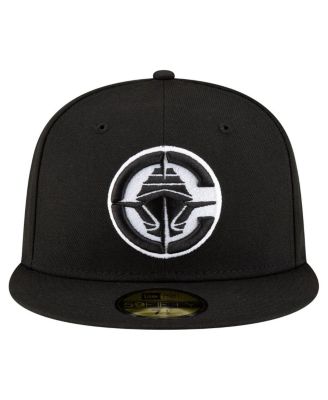 Мужская черная приталенная шляпа New Era LA Clippers 59 размера 