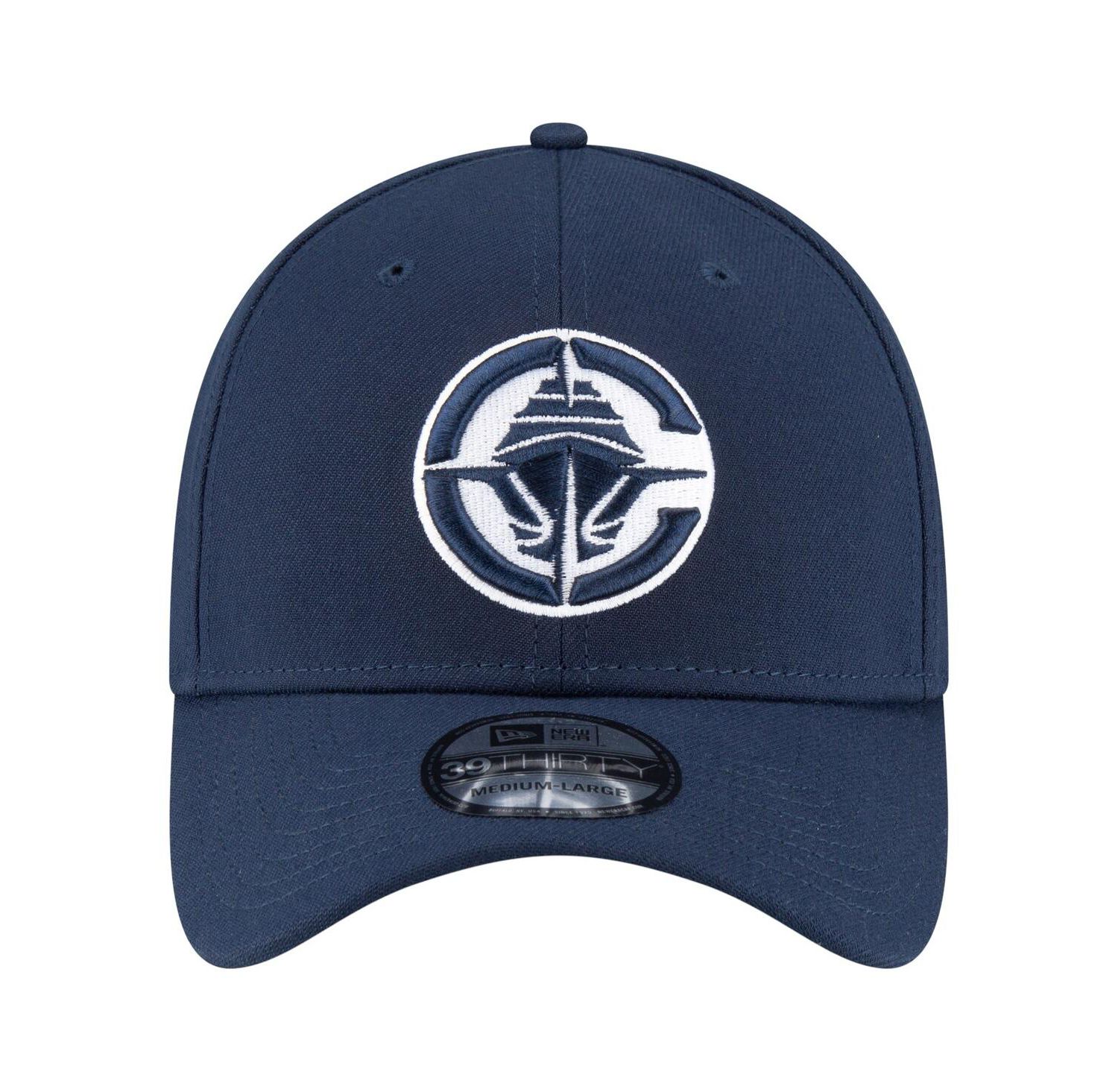 Men's Navy LA Clippers Logo 39THIRTY Flex Hat