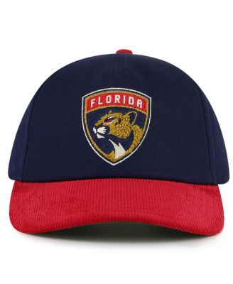 American Needle - Men's Navy/Red Florida Panthers Burnett Adjustable Hat