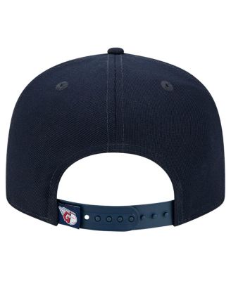 Мужская темно-синяя кепка с логотипом Cleveland Guardians Strike 9FIFTY Snapback от New Era
