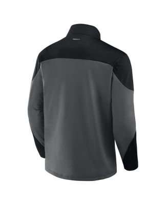 Мужская серо-черная технологичная куртка Формулы-1 на полной молнии