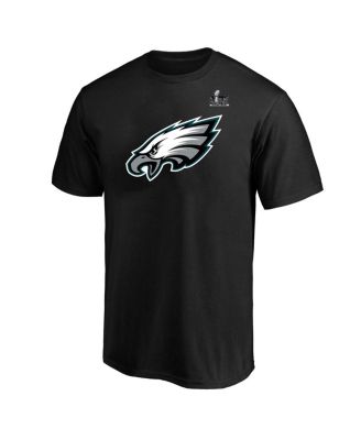 Мужская футболка Fanatics Jalen Hurts Black Philadelphia Eagles Super Bowl LIX Big Tall с именем и номером игрока