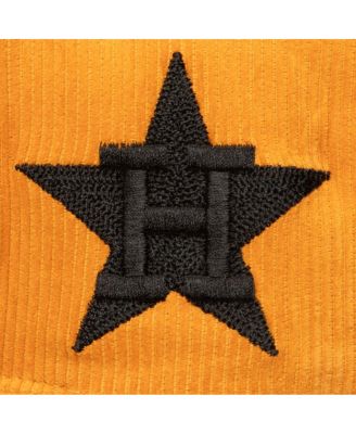 Мужская оранжевая вельветовая кепка-снэпбэк Houston Astros от Mitchell & Ness