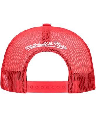 Men's Red Houston Rockets Core Evergreen OTC Trucker Adjustable Hat