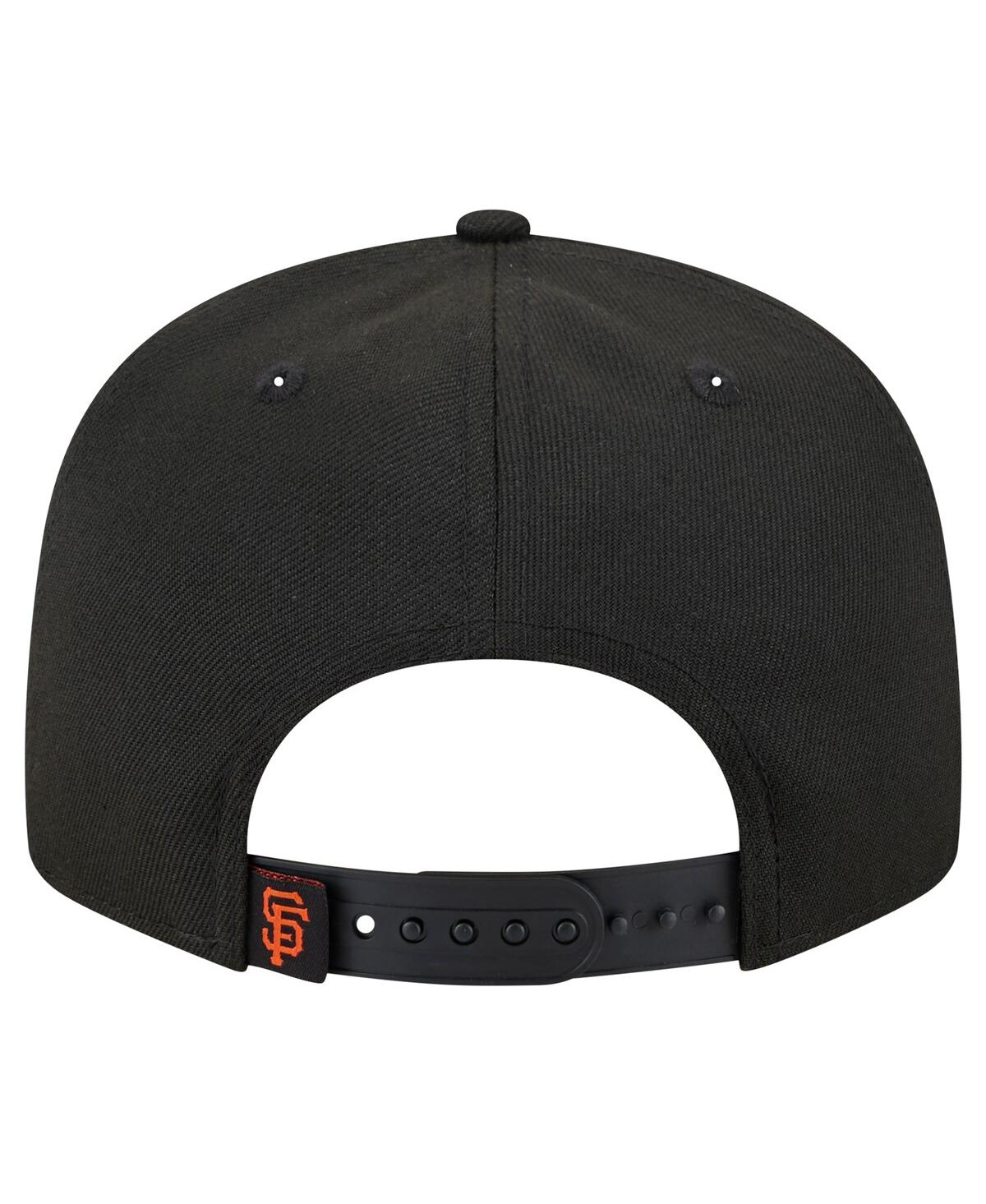 NEW ERA MEN'S BLACK SAN FRANCISCO GIANTS SPLATTER 9FIFTY SNAPBACK HAT 