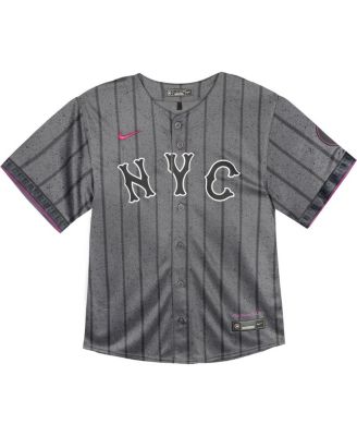 Baby Boys and Girls Pete Alonso Graphite New York Mets 2024 City Connect Limited Player Jersey