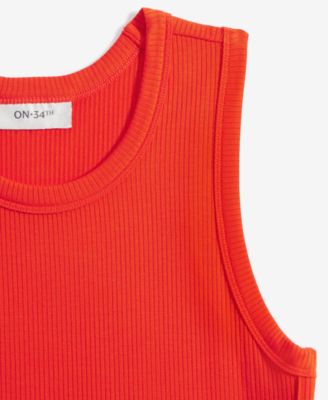 Women's Ribbed Knit Midi Dress, Exclusively at Macy's