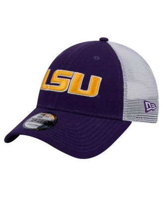 New Era - Men's Purple LSU Tigers Trucker 9FORTY Adjustable Hat