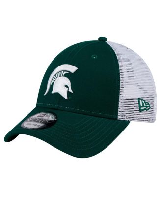New Era - Men's Green Michigan State Spartans Trucker 9FORTY Adjustable Hat