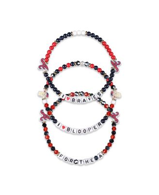 Браслет дружбы FOCO Atlanta Braves, набор из 3 предметов