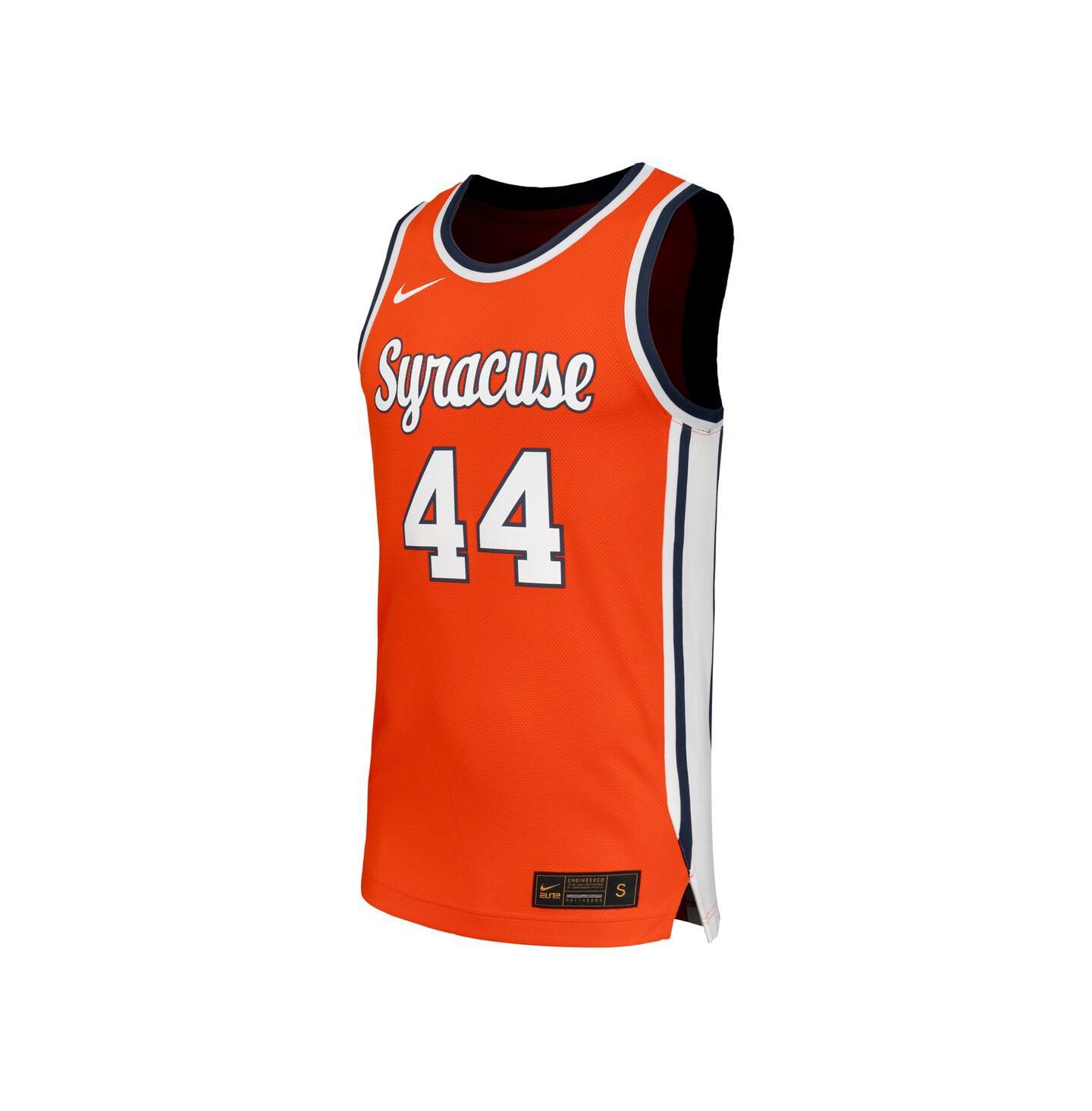 Мужской топ Nike 44 Orange Syracuse Orange Replica Basketball Jersey — фото 3