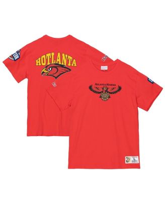 Mitchell & Ness - Men's Red Atlanta Hawks Team Origins Top