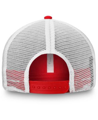 Мужская красная кепка дальнобойщика Fanatics Wisconsin Badgers Core Snapback