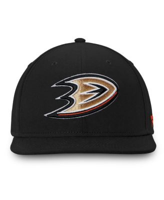 Men's Black Anaheim Ducks Core Fitted Hat