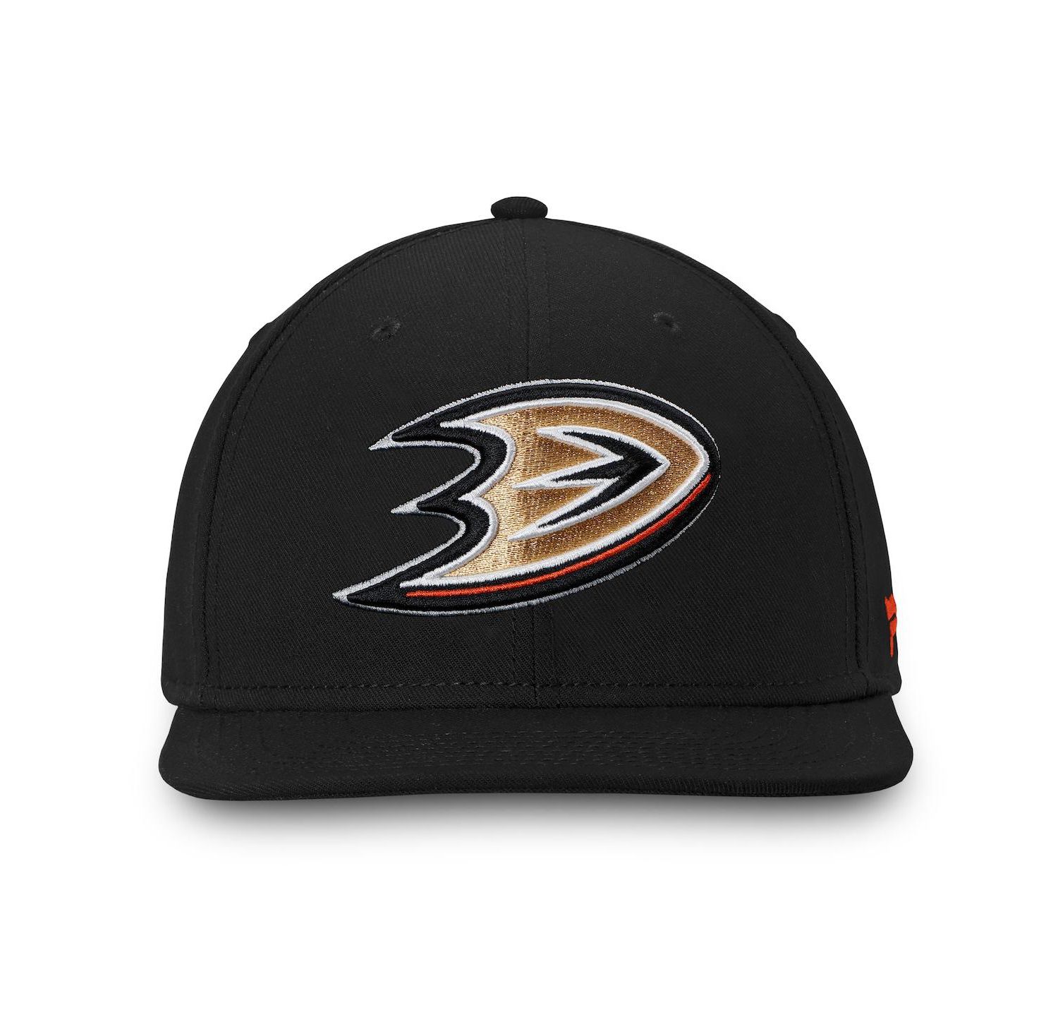 Men's Black Anaheim Ducks Core Fitted Hat