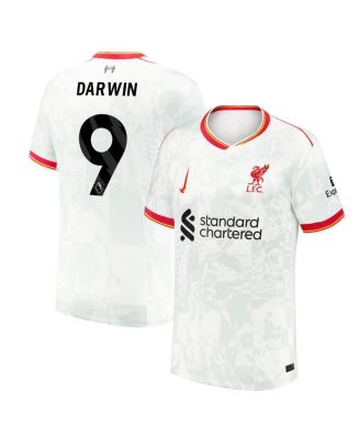Nike - Men's Darwin Nú&ntilde;ez White Liverpool 2024/25 Third Replica Jersey
