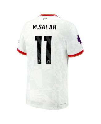 Мужская майка Nike Mohamed Salah White Liverpool 2024/25 Третья аутентичная майка