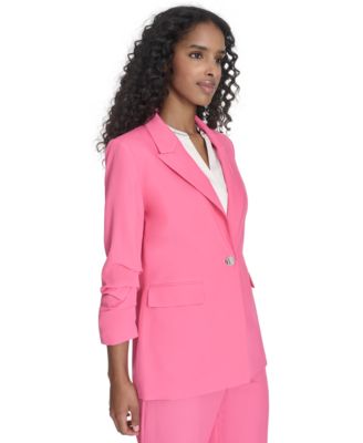 Женский блейзер Calvin Klein с рукавом 3/4 и одной пуговицей от Calvin Klein