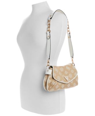 Маленькая сумка через плечо GUESS Beyza с клапаном