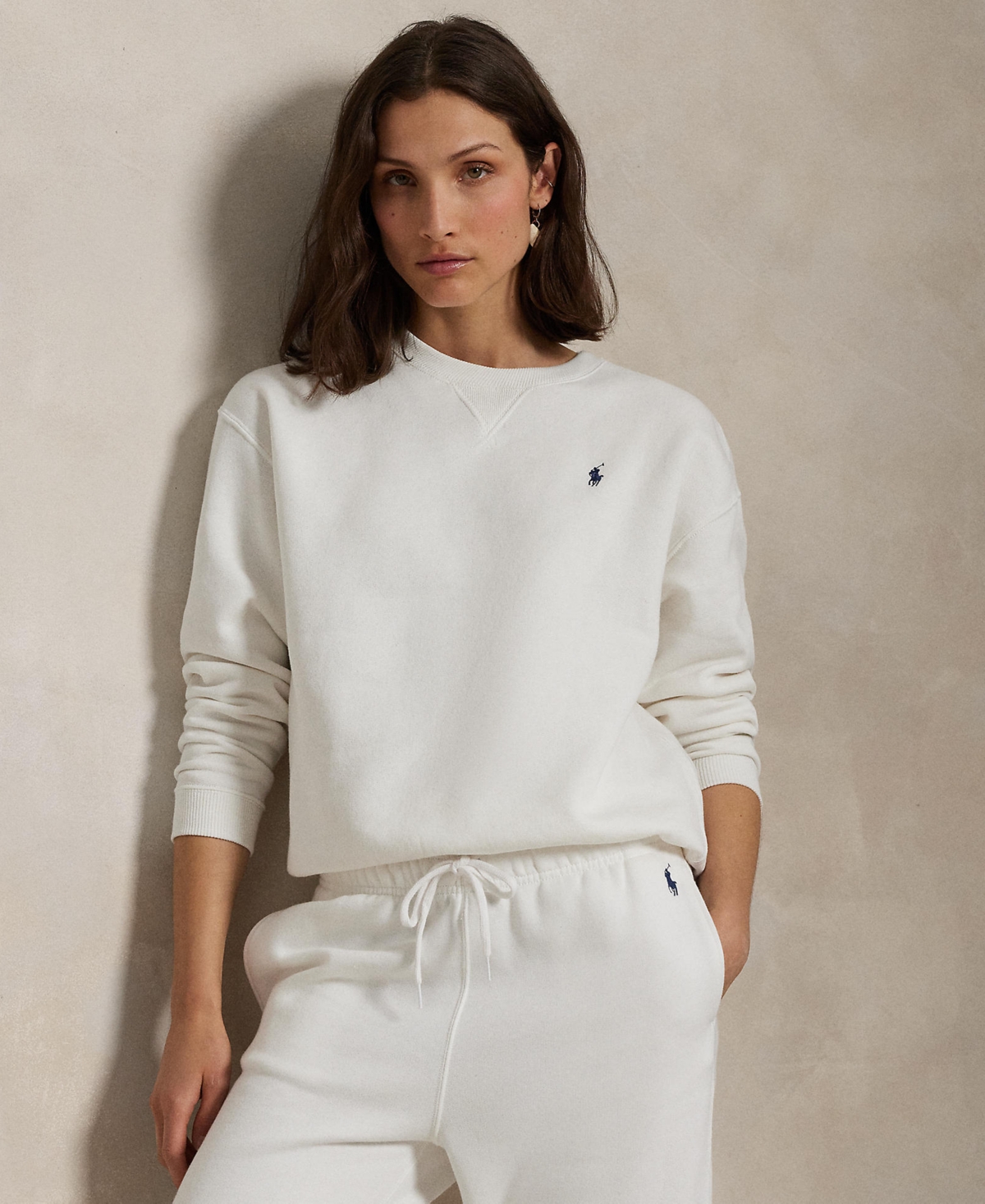 POLO RALPH LAUREN WOMEN'S FLEECE CREWNECK SWEATSHIRT 