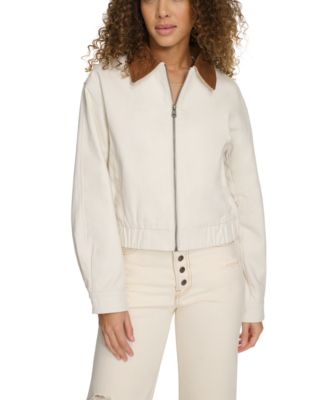 Women's Corduroy Collar Cotton Jacket