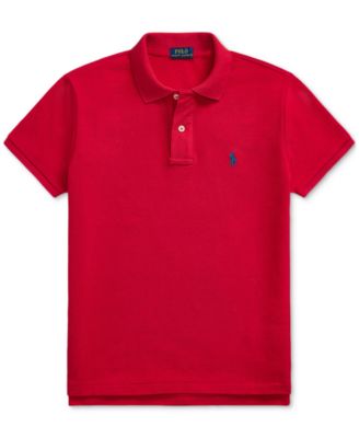 Women's Classic-Fit Mesh Polo Shirt