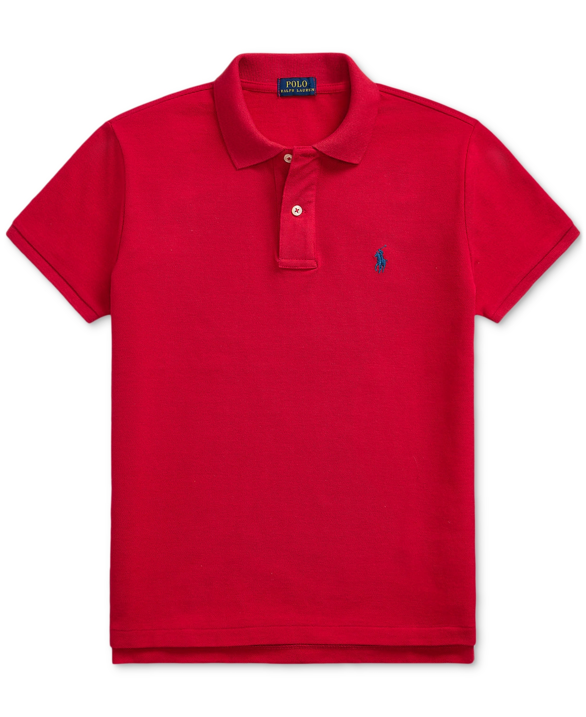 Polo Ralph Lauren Classic Fit Mesh Polo Shirt In Red