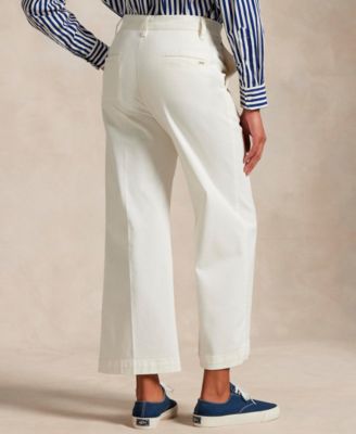 Women's Chino Wide-Leg Pants