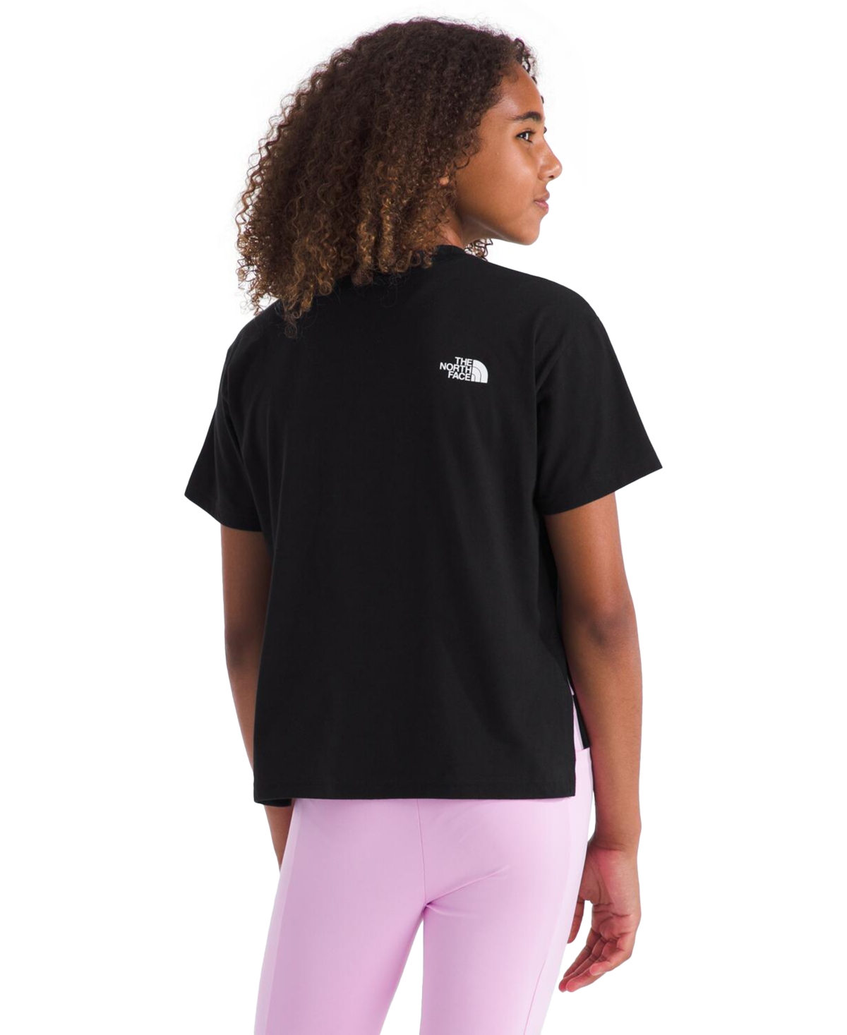 The North Face Big Girls Gradient Half Dome Graphic Cotton T-shirt In Tnf Black