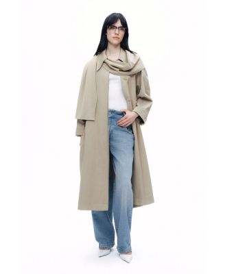 Женский тренч-пальто в стиле шали NOCTURNE