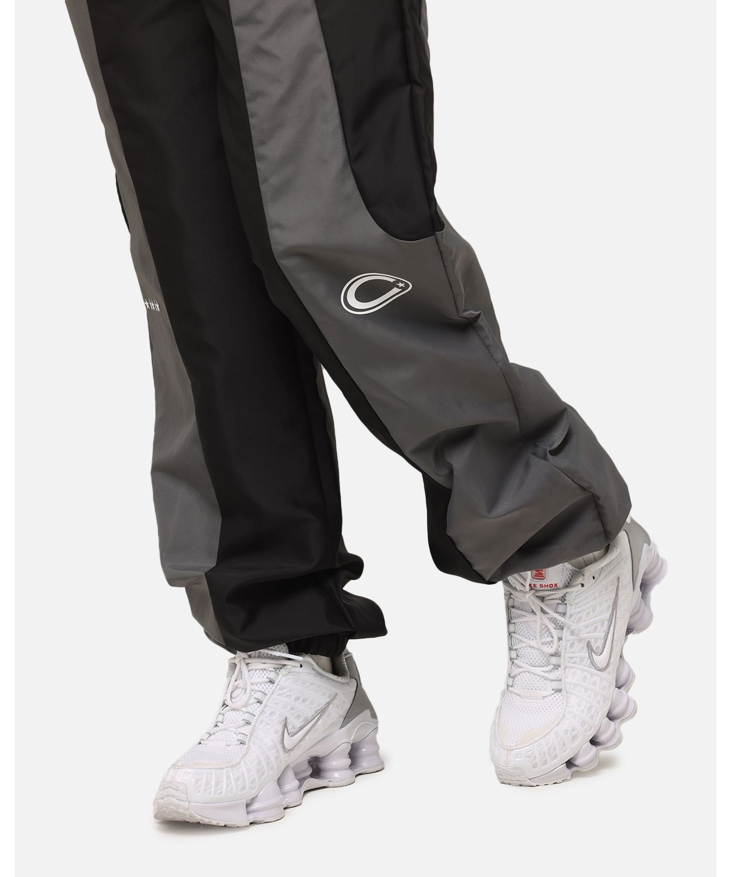 Men's Empire Panelled Trackpant- Grey, M