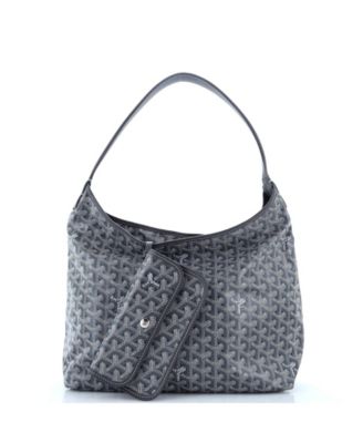 Pre-Owned Goyard Boheme Hobo Coated Canvas