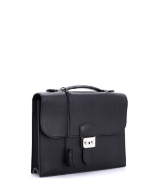 Бывшая в употреблении сумка HERMES 27 Sac a Depeches Bag Epsom