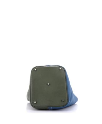 Бывшая в употреблении сумка HERMES GM Casaque с замком-Пикотином Clemence