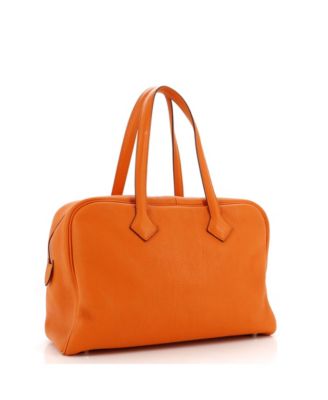 Бывшая в употреблении сумка HERMES 35 Victoria II Clemence