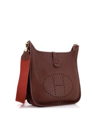 Бывшая в употреблении сумка HERMES GM Evelyne для Того