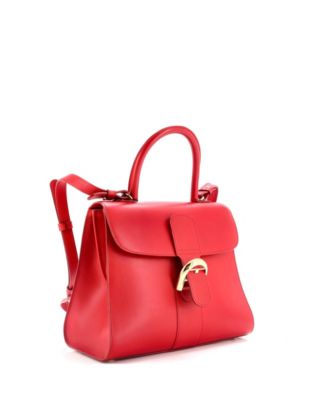 Pre-Owned Delvaux MM Brillant Top Handle Bag Leather