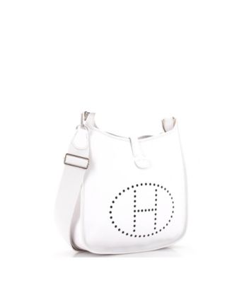 Бывшая в употреблении сумка HERMES GM Evelyne третьего поколения Epsom