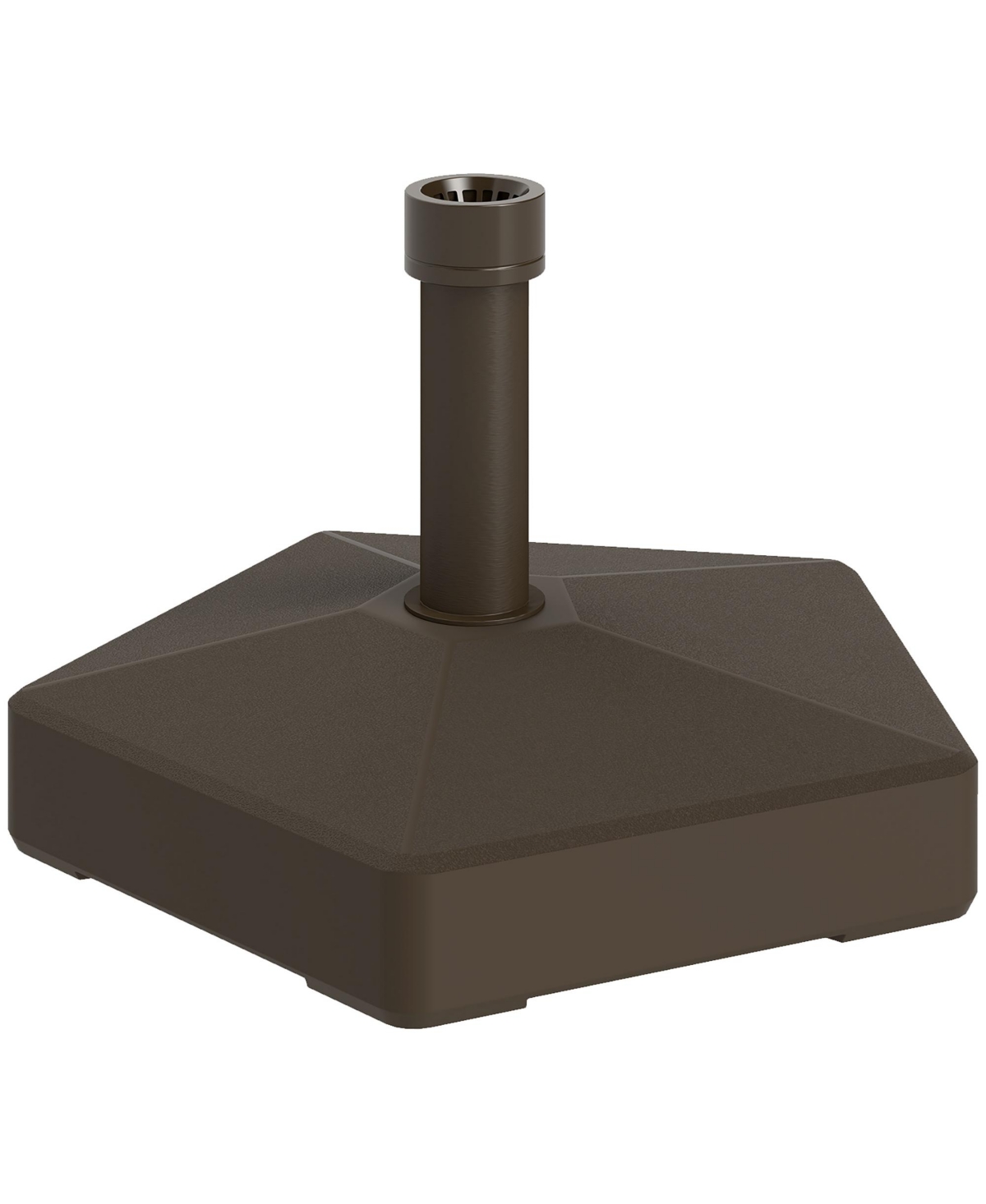 Patio Umbrella Base Umbrella Sd, /Water Filled, - Brown