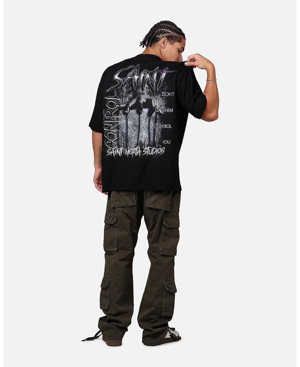 Men's No Control T-Shirt - Black