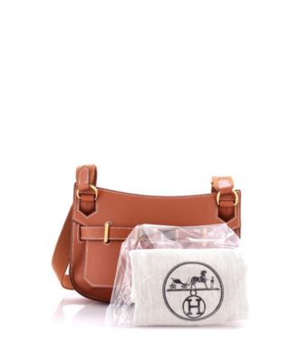 Бывшая в употреблении мини-сумка HERMES Jypsiere Evercolor