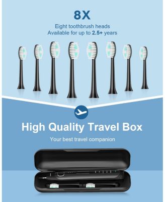 Operan Rechargeable Electric Toothbrush, High Power Sonic Toothbrush with Smart Timer 5 Modes, 40,000 VPM Motor, 6 Hours Fast Charge